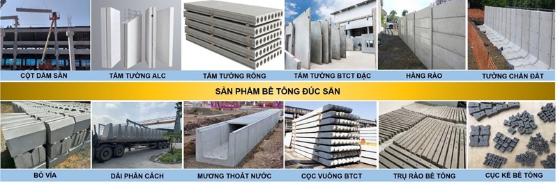 Sản phẩm bê tông đúc sẵn